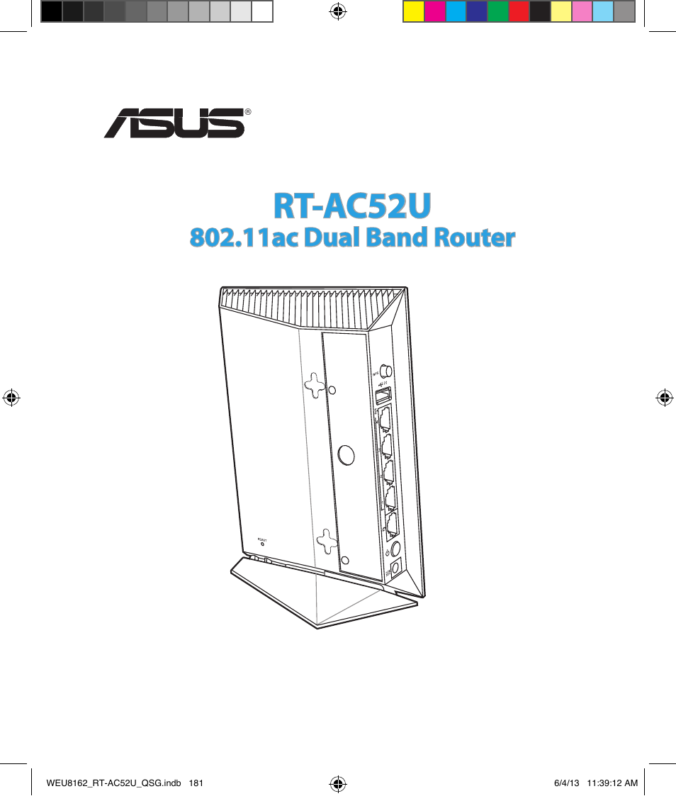 Rt-ac52u, 11ac dual band router | Asus RT-AC52U User Manual | Page 178 / 178