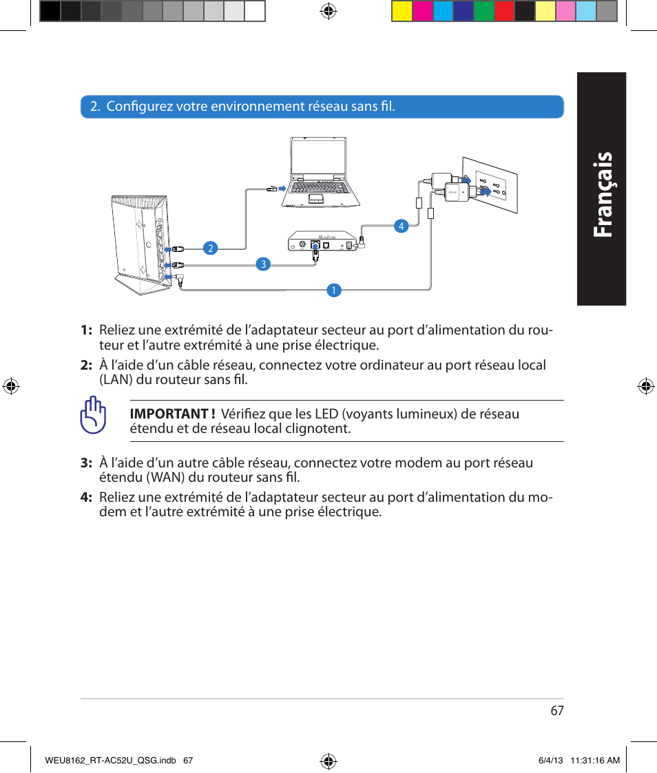 Fr anç ais | Asus RT-AC52U User Manual | Page 64 / 178