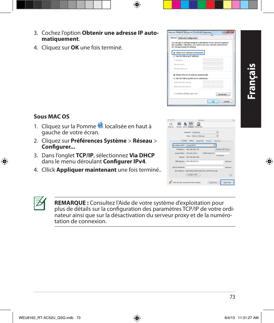 Fr anç ais | Asus RT-AC52U User Manual | Page 70 / 178