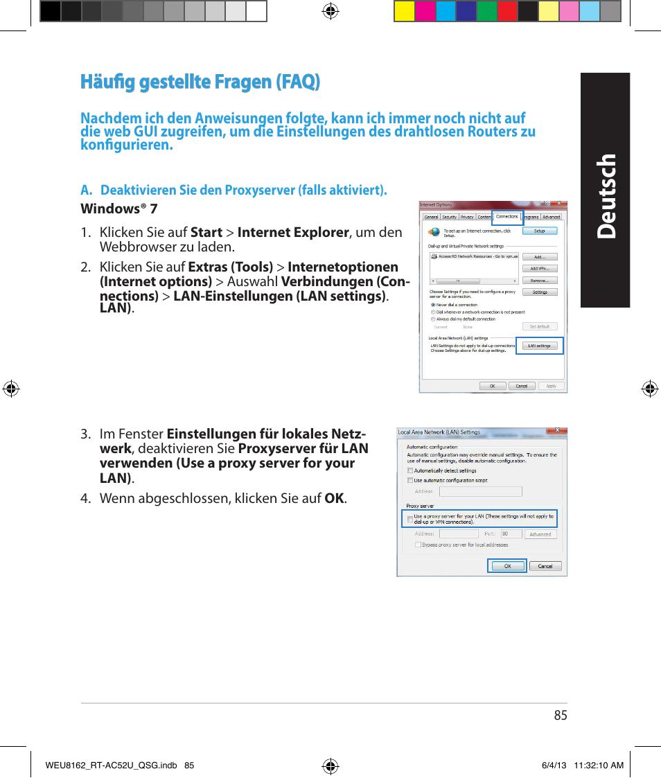 Deutsch, Häufig gestellte fragen (faq) | Asus RT-AC52U User Manual | Page 82 / 178