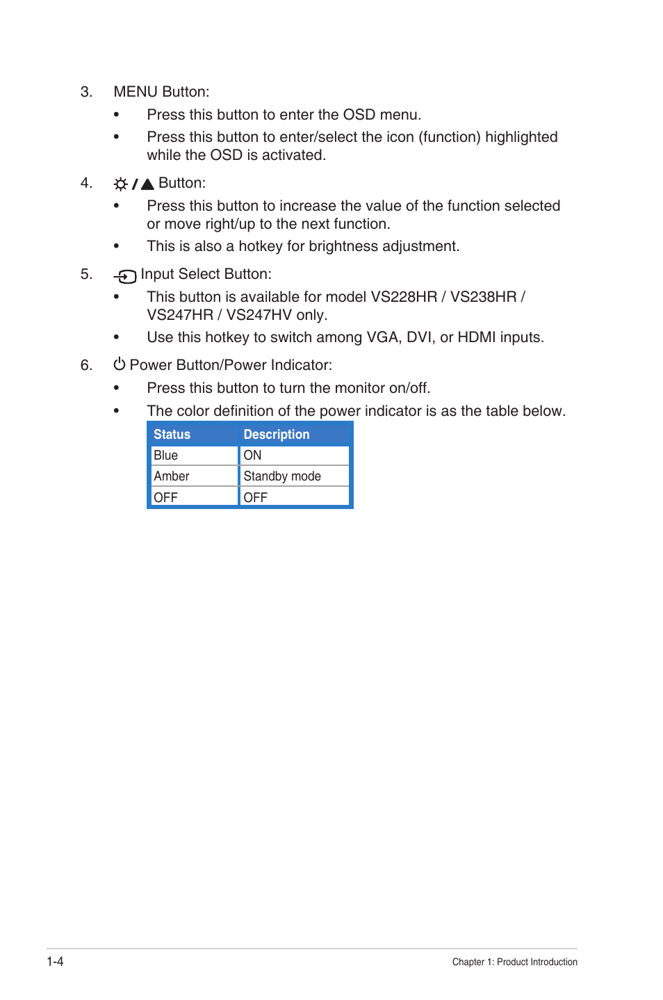 Asus VS247N User Manual | Page 10 / 23