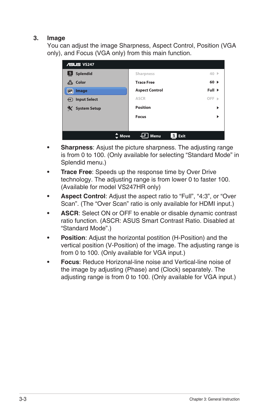 Asus VS247N User Manual | Page 16 / 23