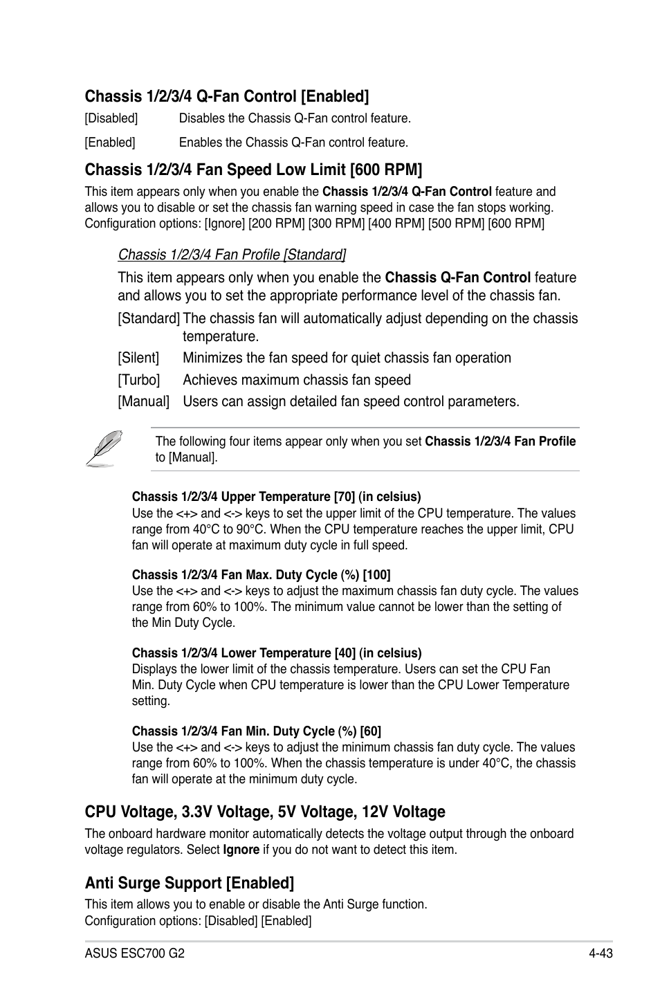 Chassis 1/2/3/4 q-fan control [enabled, Anti surge support [enabled | Asus ESC700 G2 User Manual | Page 117 / 166