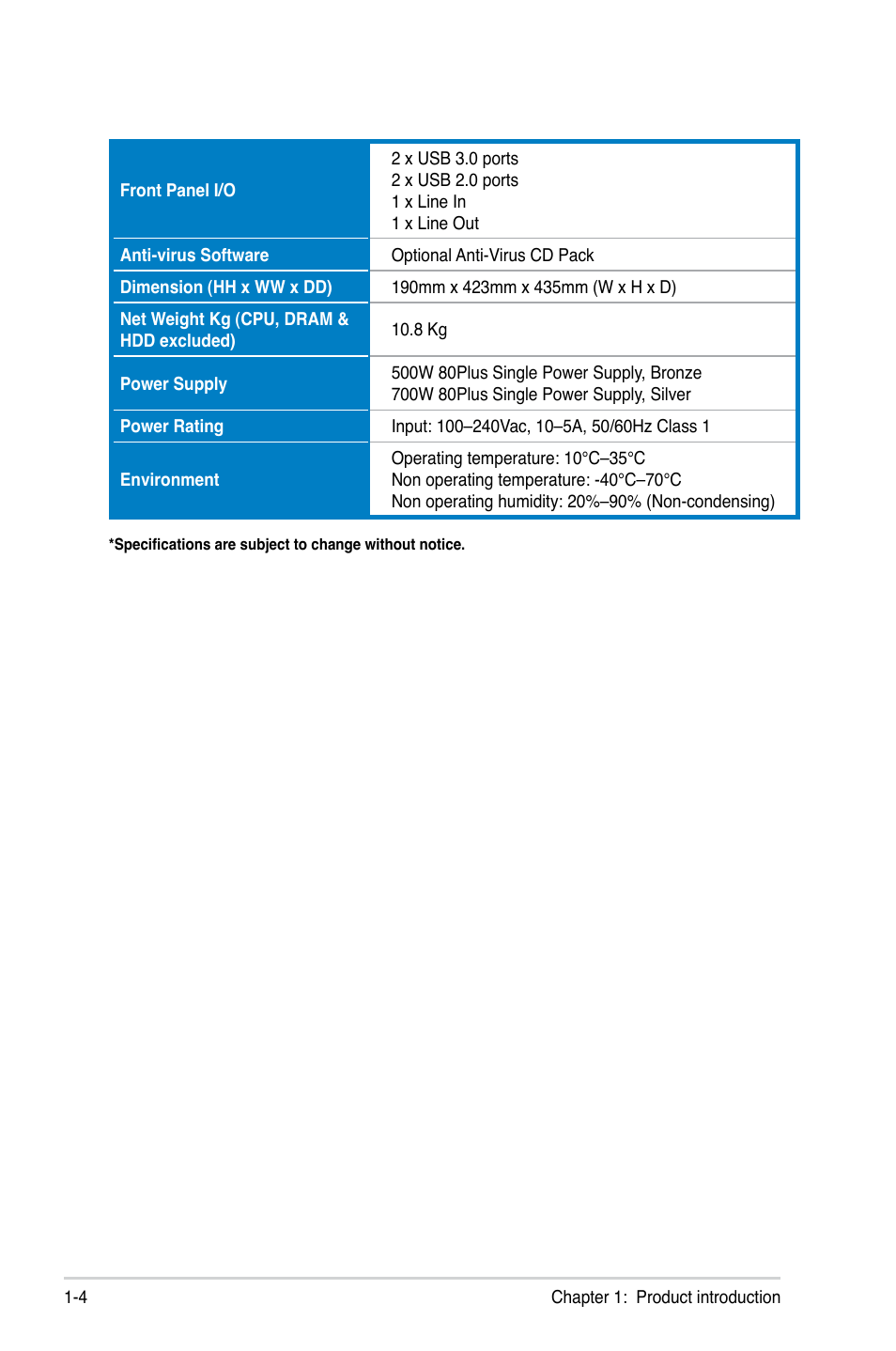 Asus ESC700 G2 User Manual | Page 14 / 166