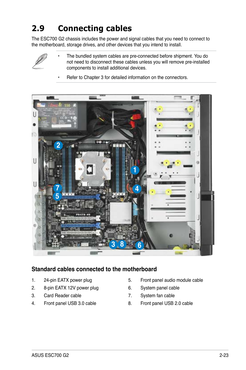 9 connecting cables | Asus ESC700 G2 User Manual | Page 41 / 166