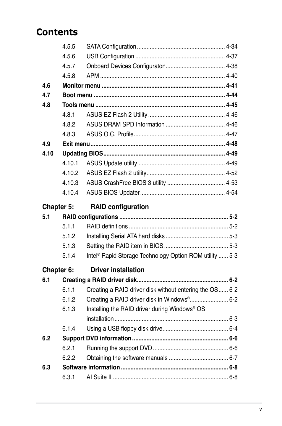 Asus ESC700 G2 User Manual | Page 5 / 166