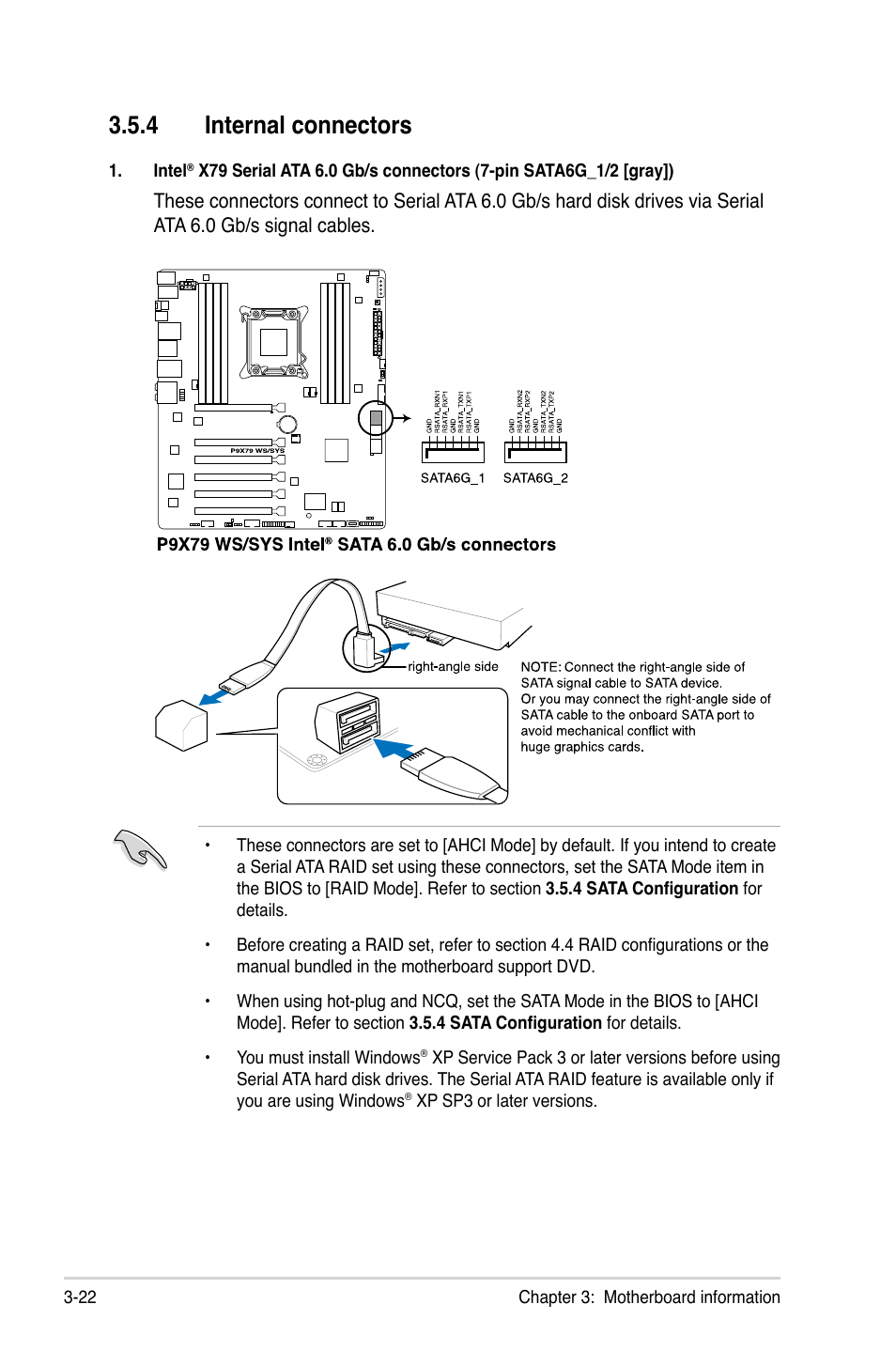 4 internal connectors | Asus ESC700 G2 User Manual | Page 64 / 166