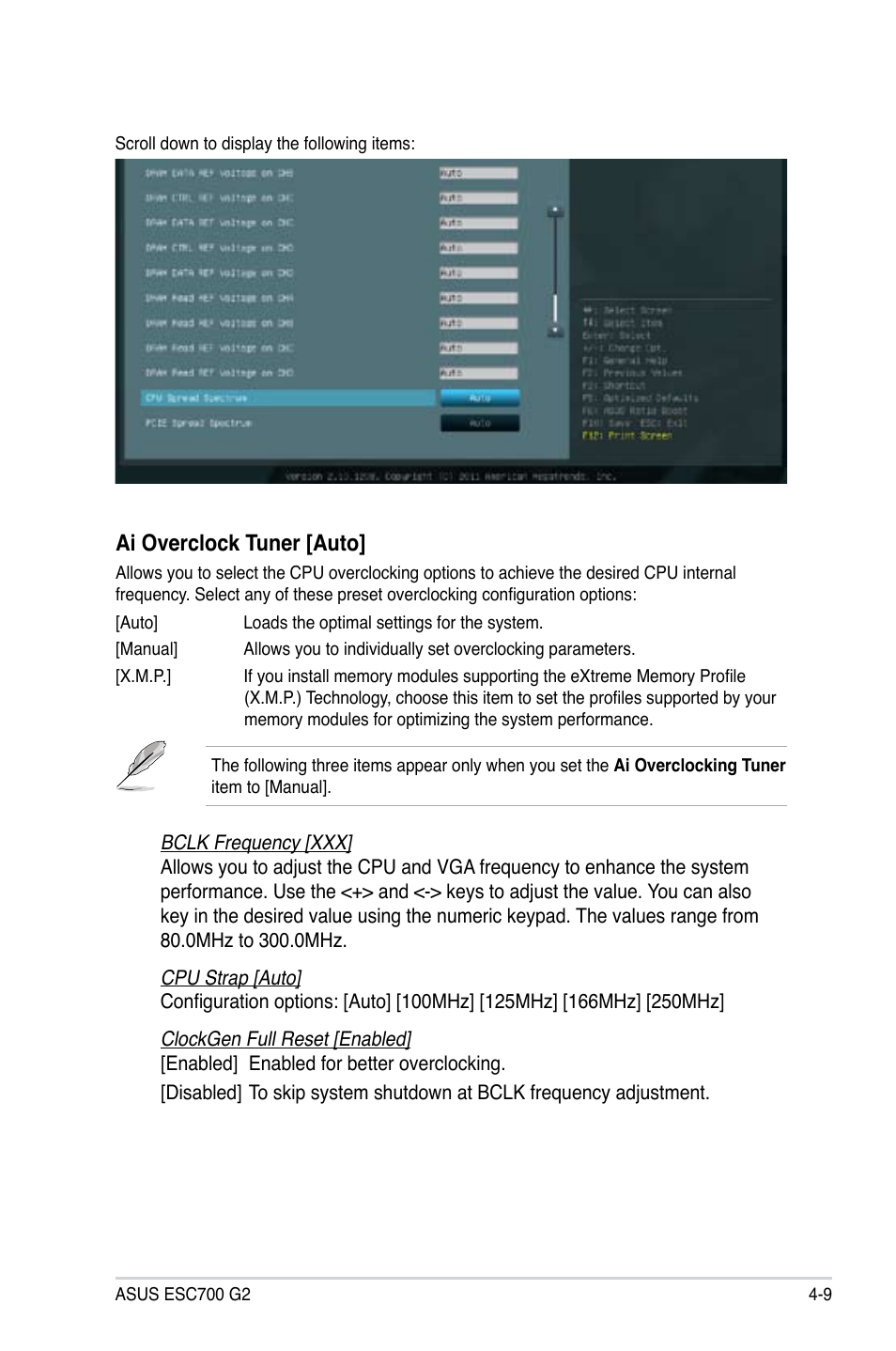 Ai overclock tuner [auto | Asus ESC700 G2 User Manual | Page 83 / 166