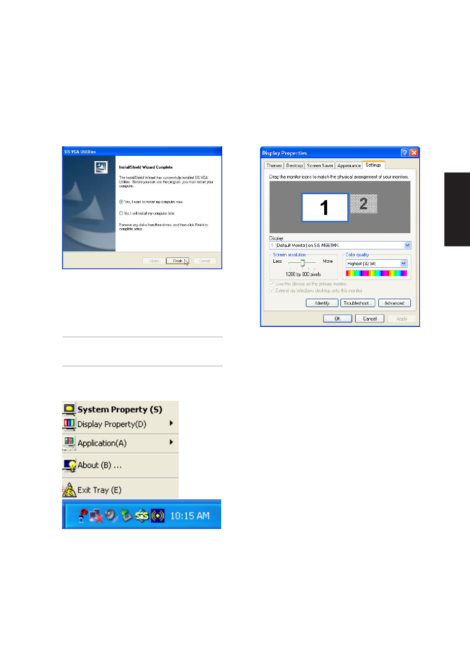 Vga driver setup - model 1 (cont.) | Asus A4L User Manual | Page 15 / 102