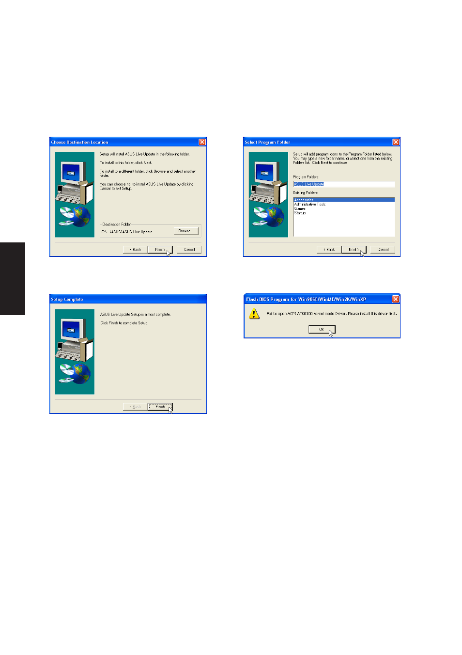 Liveupdate setup | Asus A4L User Manual | Page 52 / 102