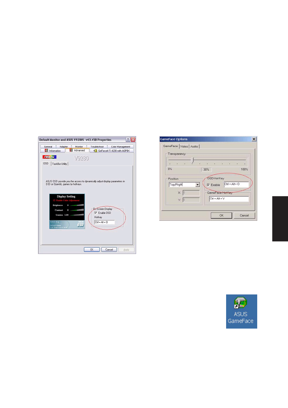 Getting started, Launch gameface | Asus A4L User Manual | Page 97 / 102