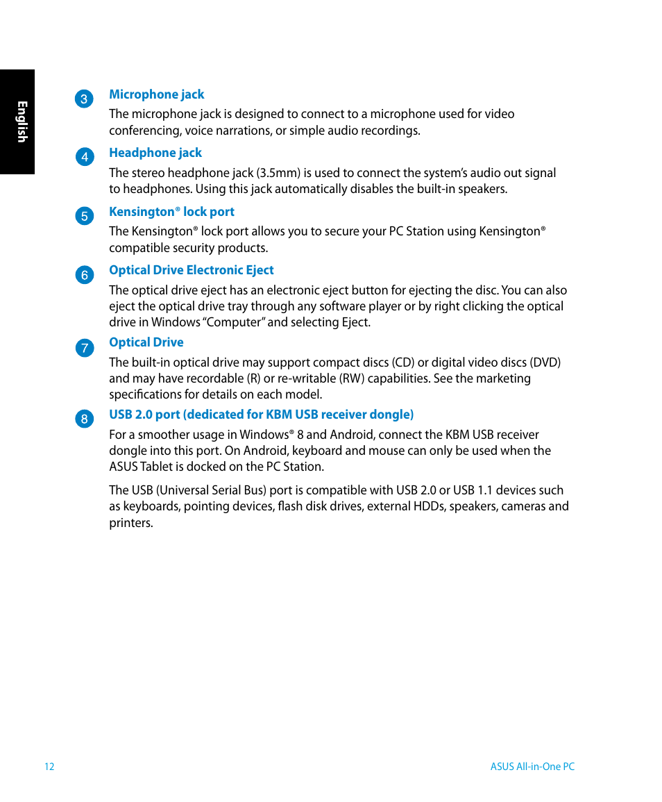 Asus P1801 User Manual | Page 12 / 58