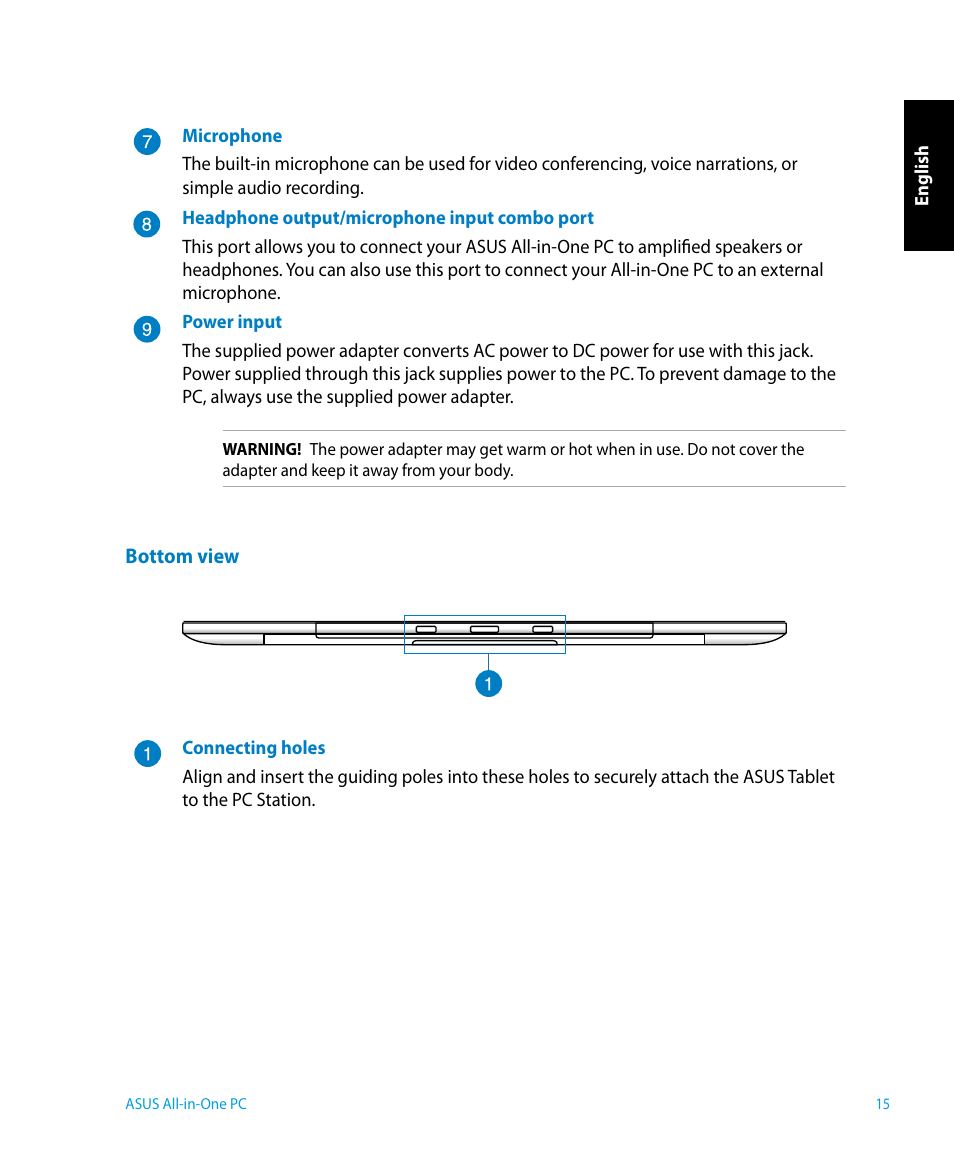 Asus P1801 User Manual | Page 15 / 58