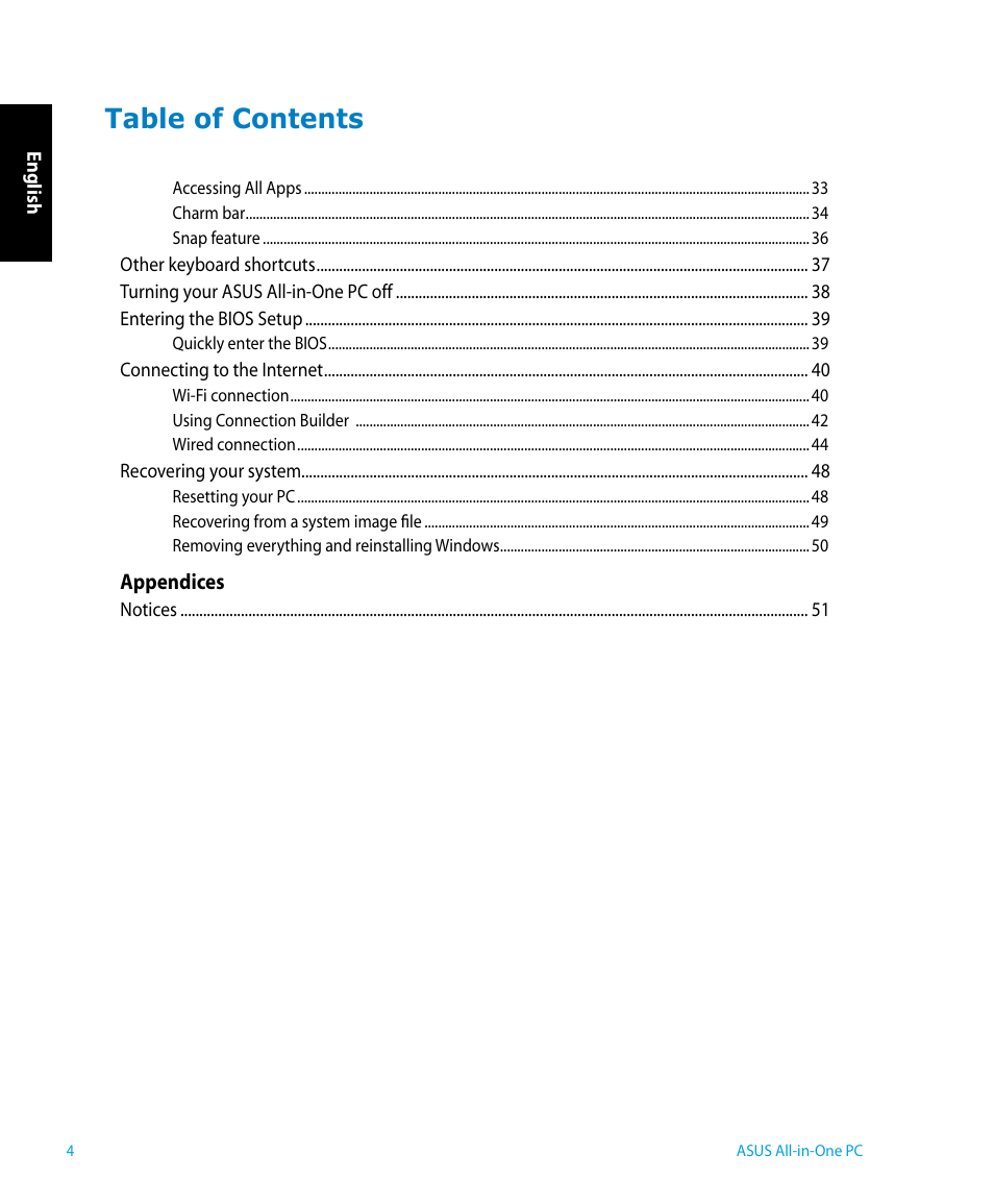 Asus P1801 User Manual | Page 4 / 58