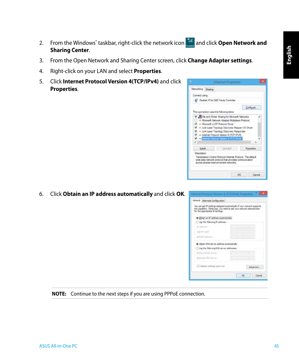 Asus P1801 User Manual | Page 45 / 58