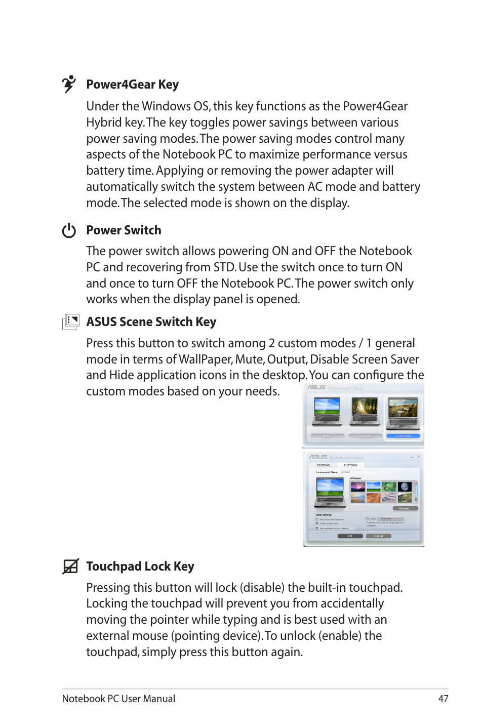 Asus B33E User Manual | Page 47 / 118