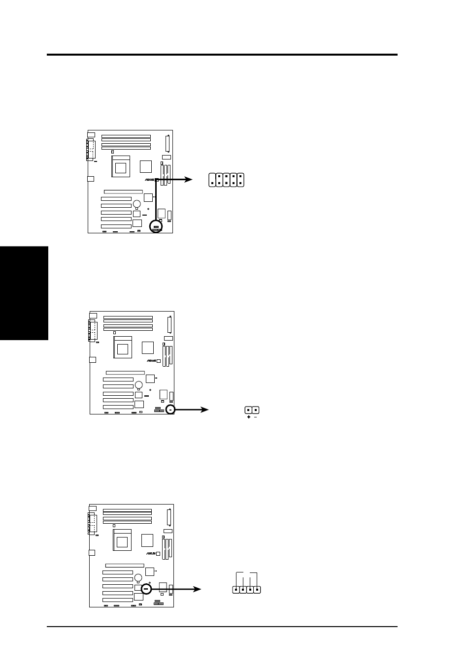 Hardware setup, 36 asus p4t user’s manual connectors 3. h/w setup | Asus X900-PI4 User Manual | Page 36 / 116