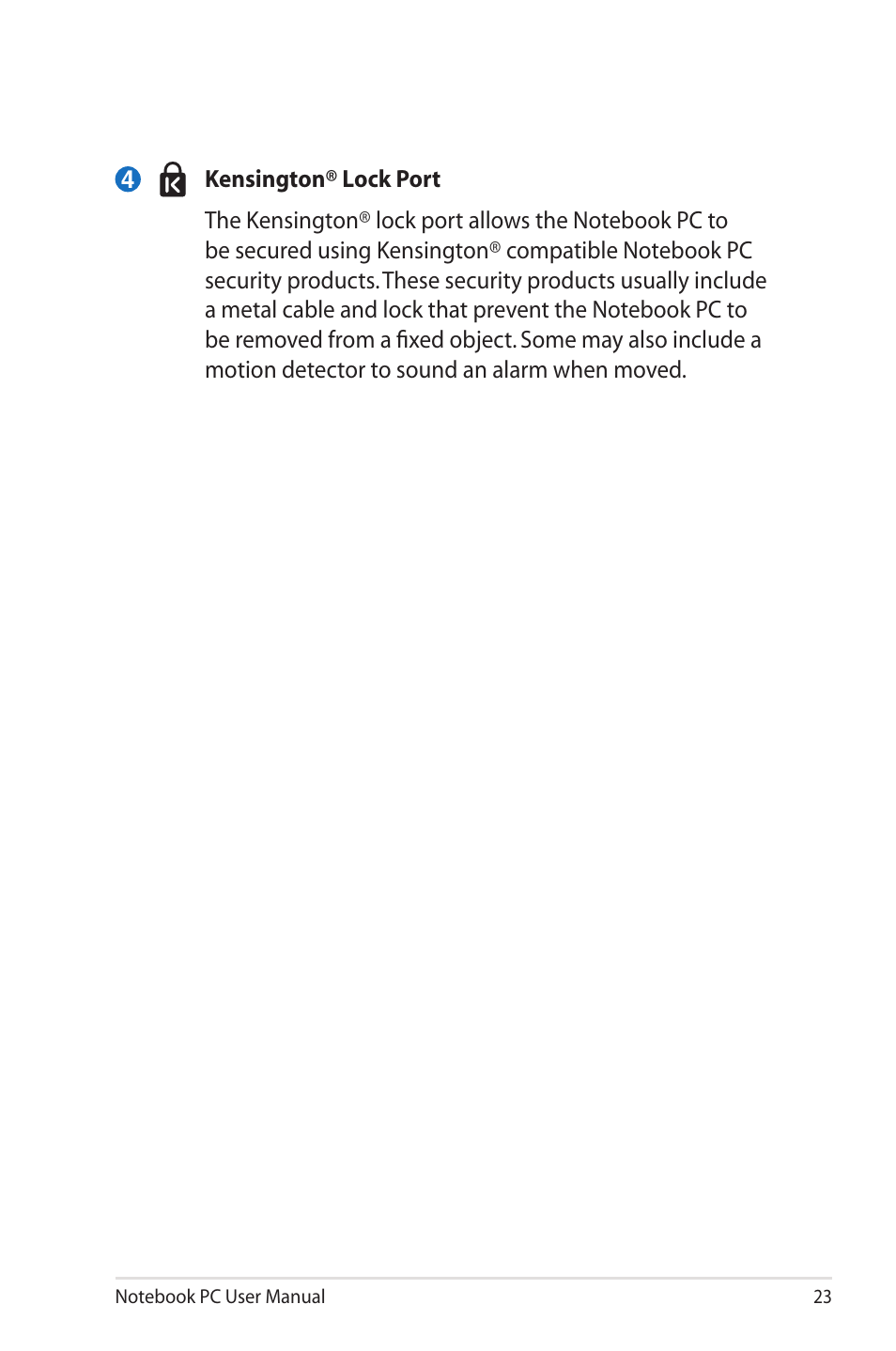 Asus X5MSM User Manual | Page 23 / 114