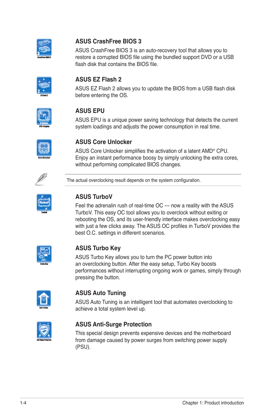 Asus M4A88T-M/USB3 User Manual | Page 15 / 68