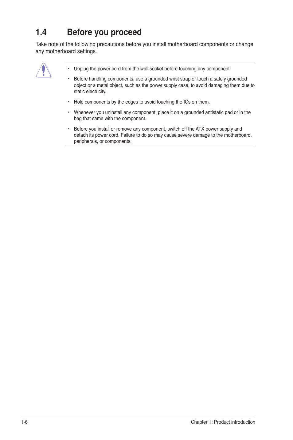 4 before you proceed | Asus M4A88T-M/USB3 User Manual | Page 17 / 68