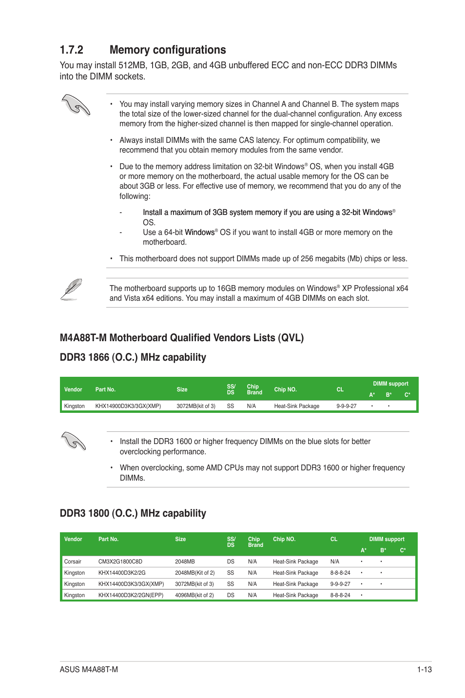 Asus M4A88T-M/USB3 User Manual | Page 24 / 68