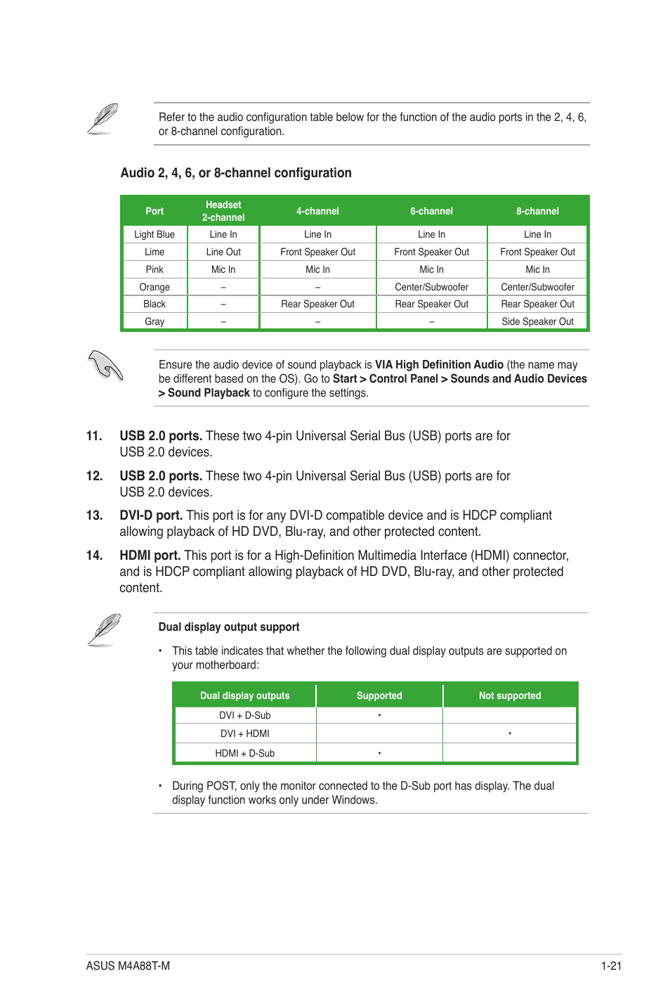 Asus M4A88T-M/USB3 User Manual | Page 32 / 68