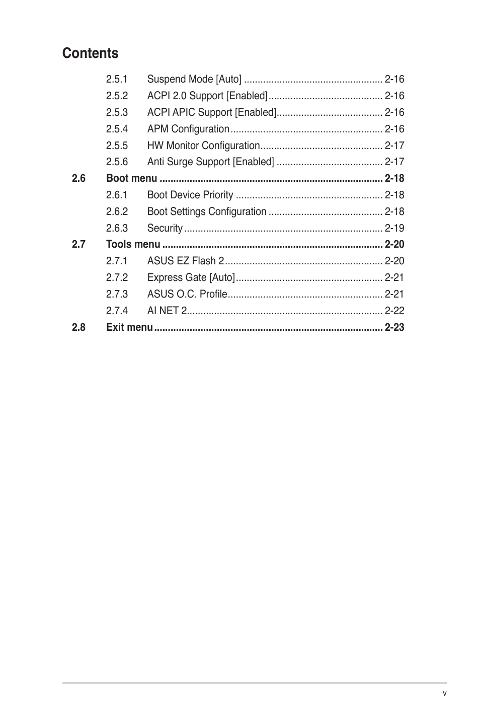 Asus M4A88T-M/USB3 User Manual | Page 5 / 68