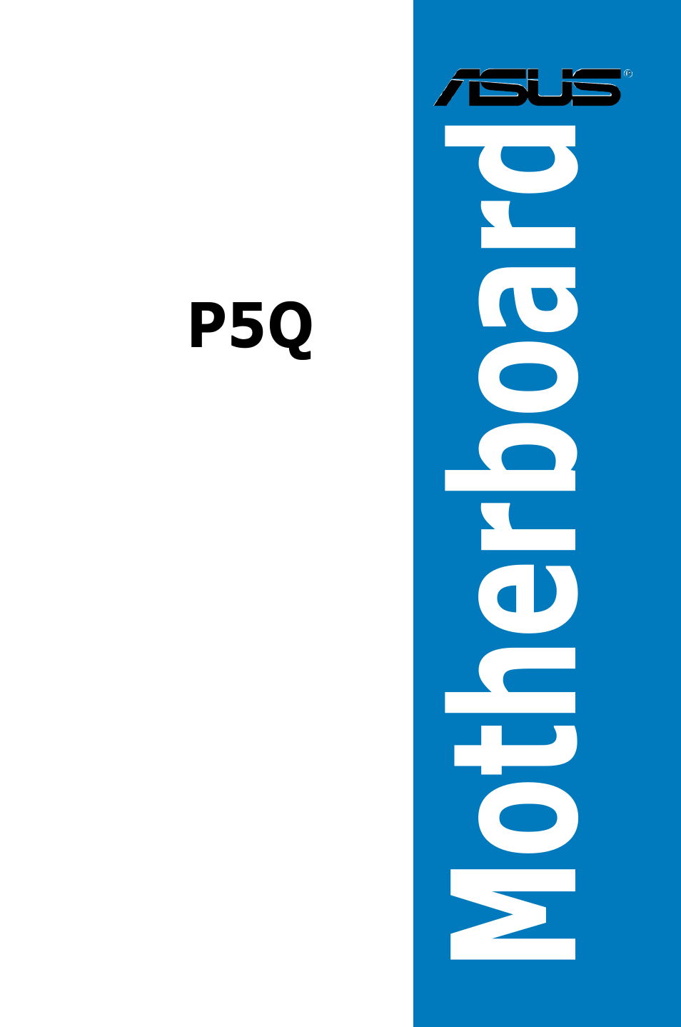 Asus P5Q User Manual | 184 pages