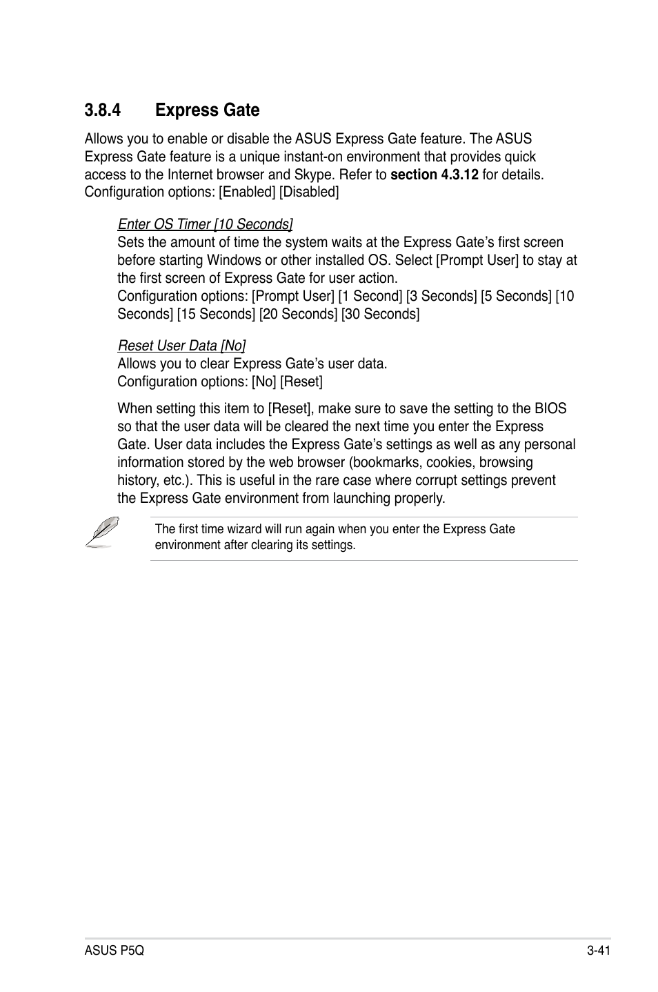 4 express gate, Express gate -41 | Asus P5Q User Manual | Page 107 / 184