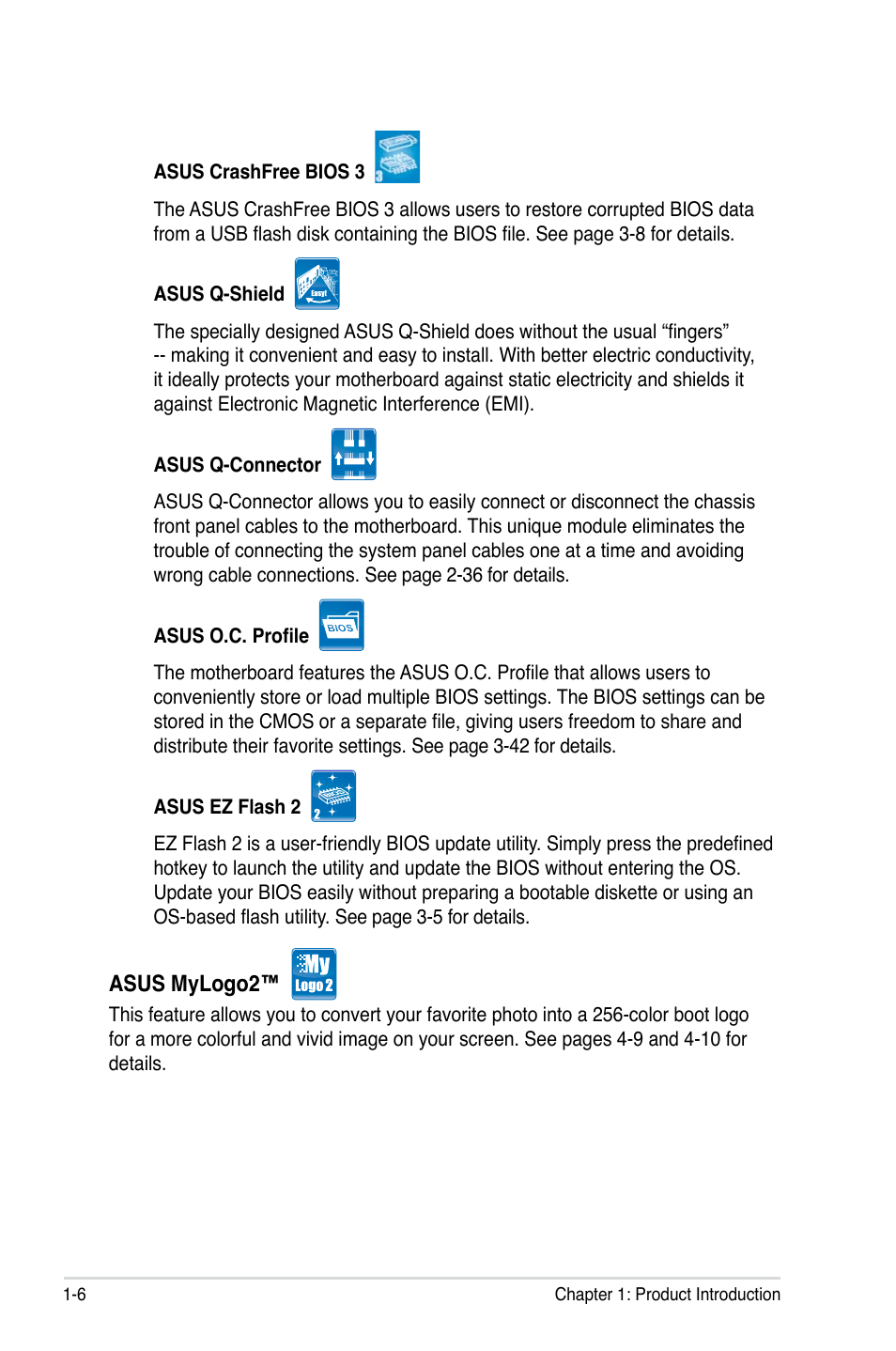 Asus P5Q User Manual | Page 22 / 184