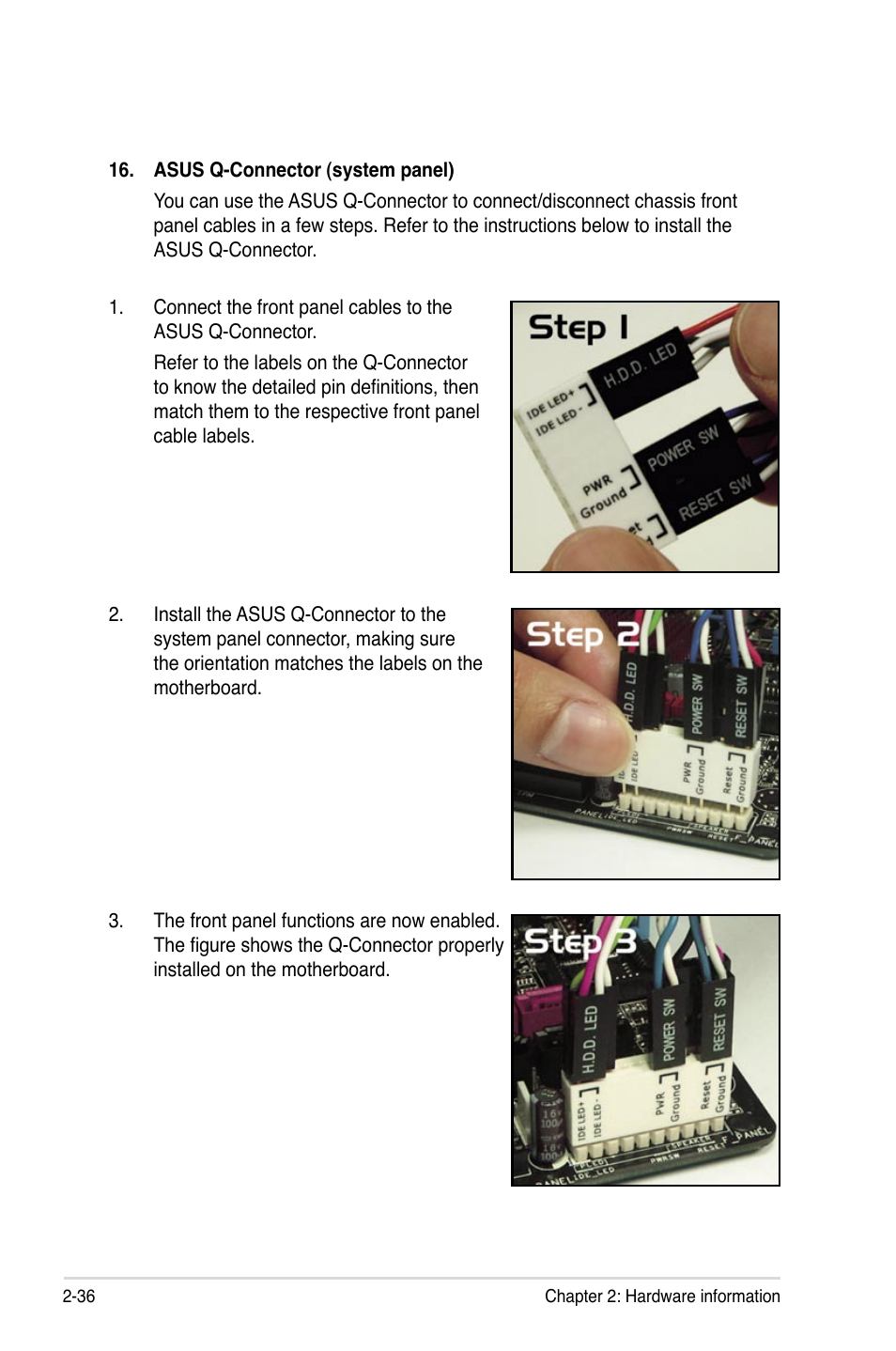 Asus P5Q User Manual | Page 62 / 184