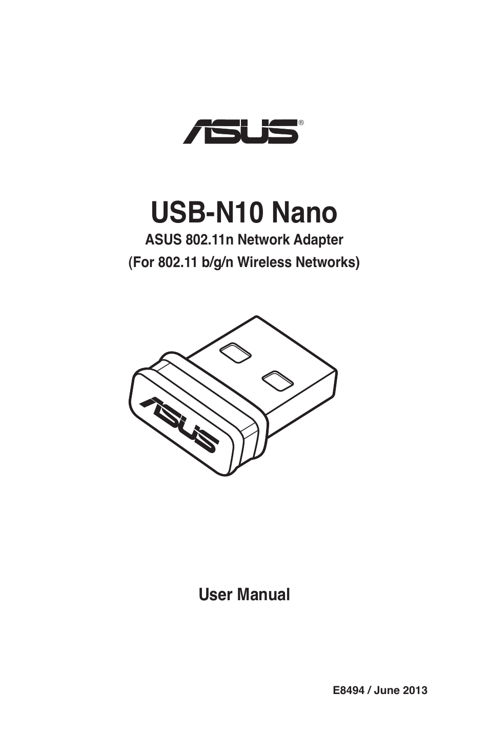 Asus USB-N10 NANO User Manual | 32 pages