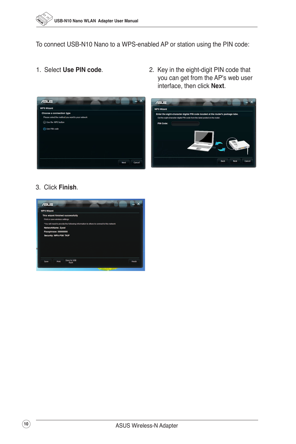 Asus USB-N10 NANO User Manual | Page 13 / 32