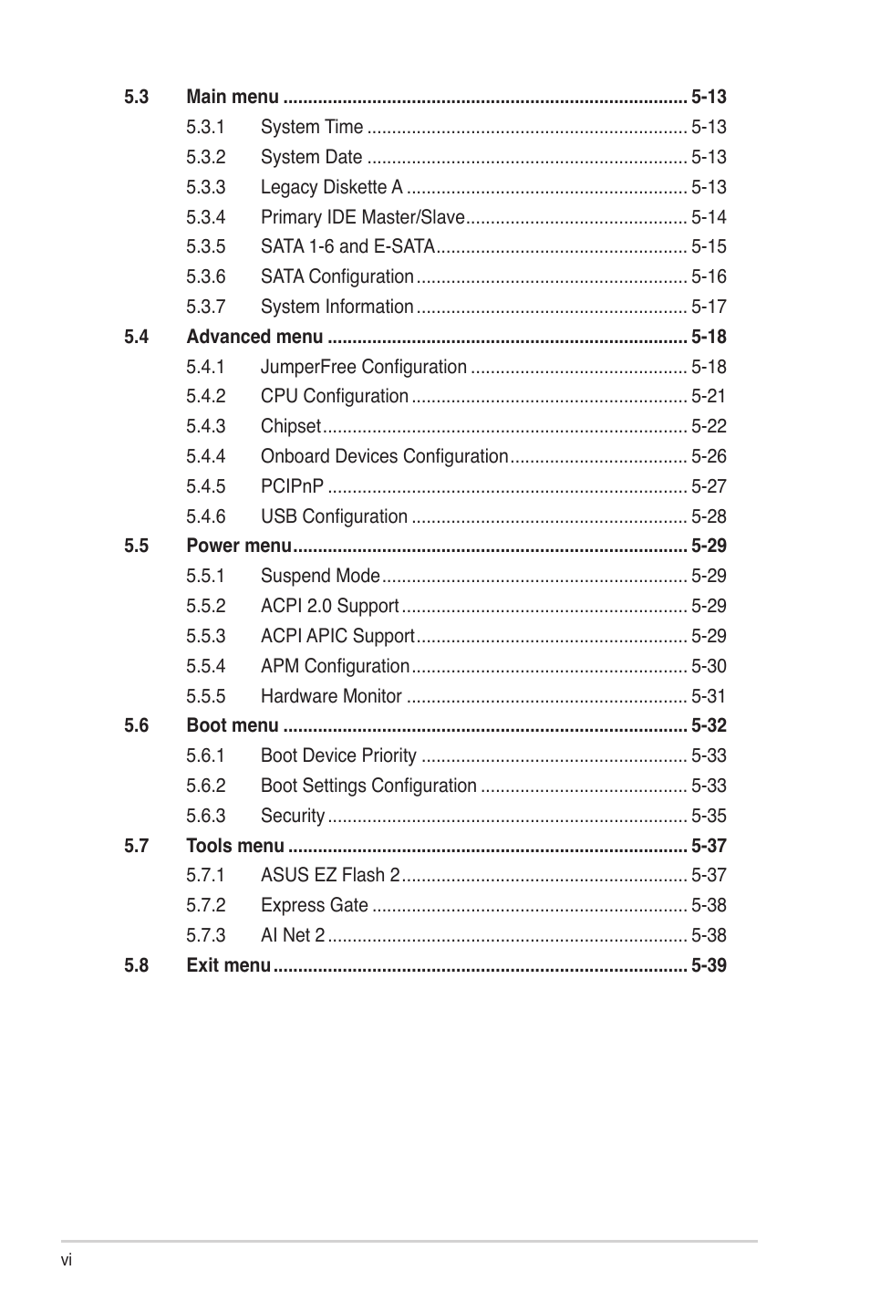 Asus V4-M3A3200 User Manual | Page 6 / 112