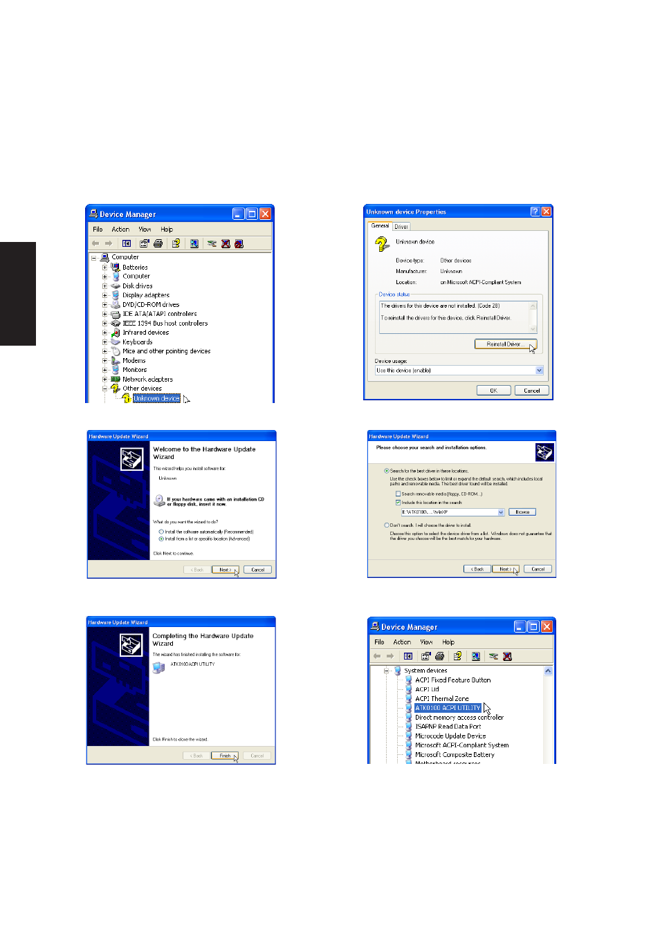 Atkacpi setup | Asus M6N User Manual | Page 22 / 114
