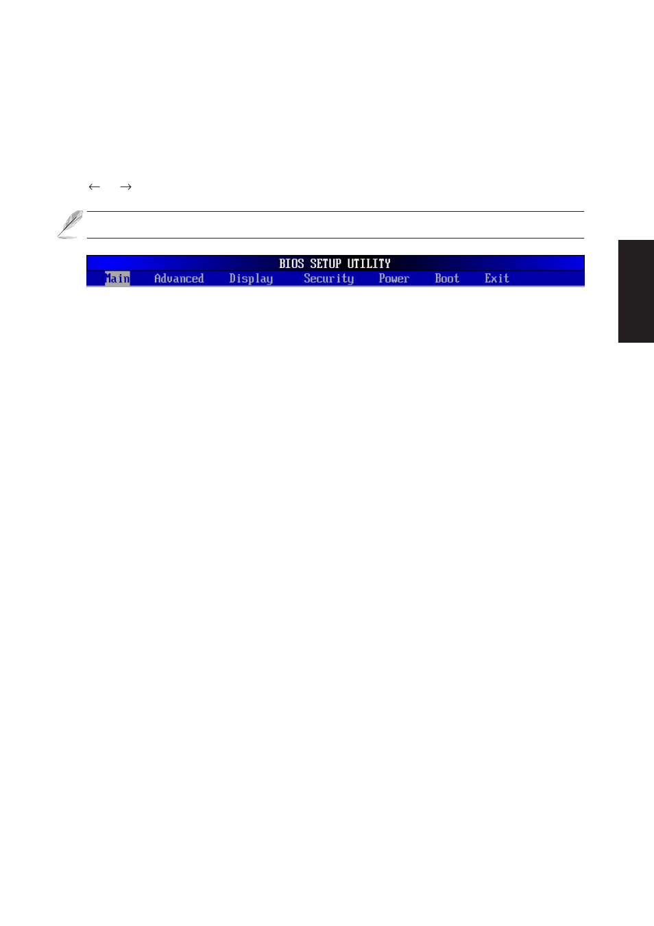 Bios menu bar | Asus M6N User Manual | Page 97 / 114