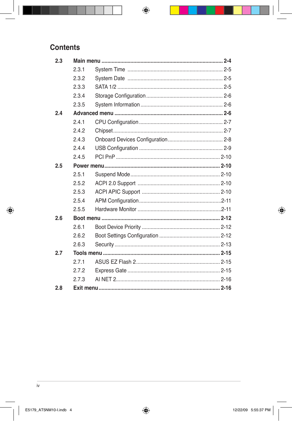 Asus AT5NM10-I User Manual | Page 4 / 43