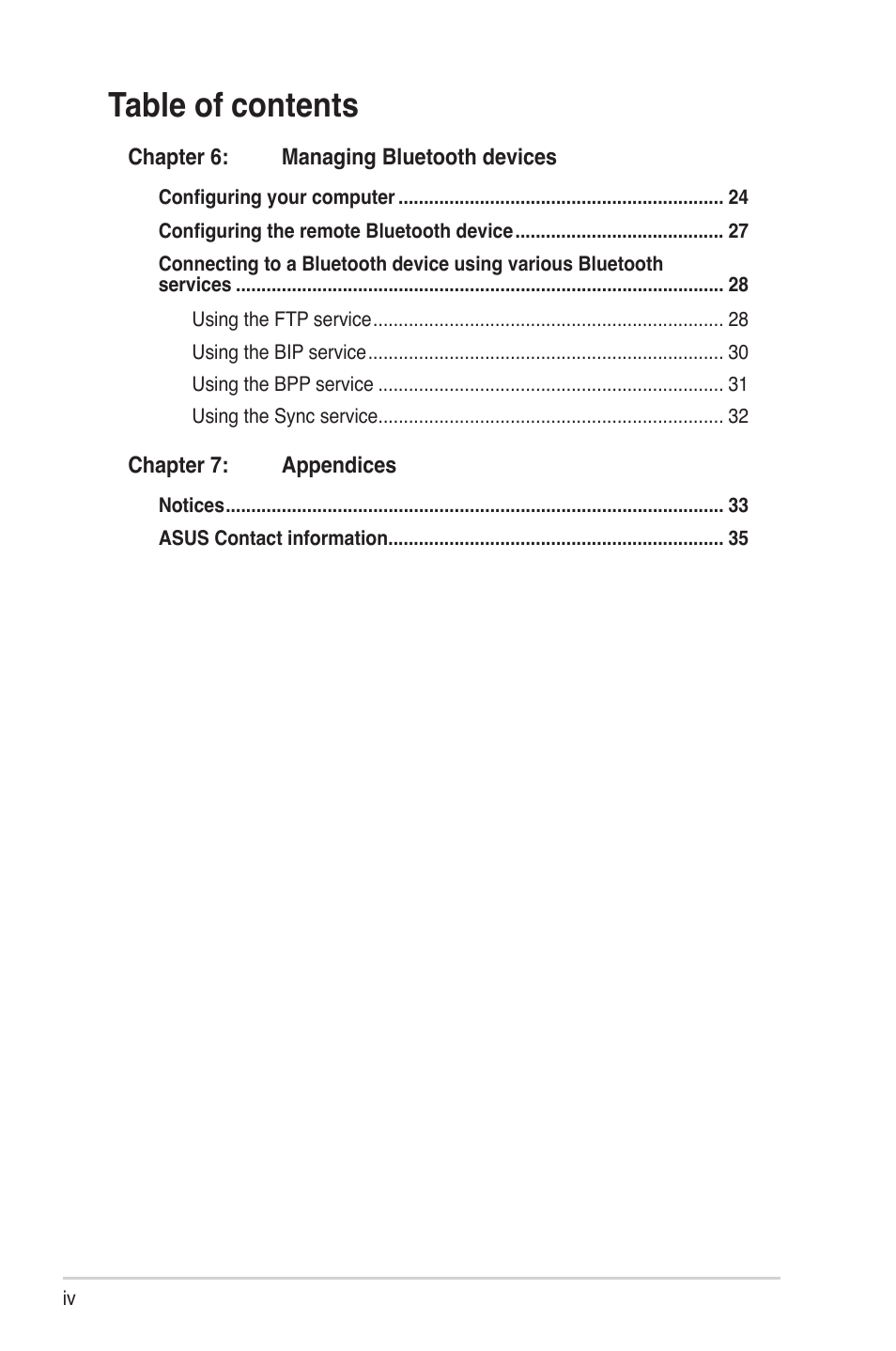 Asus USB-BT211 User Manual | Page 4 / 41