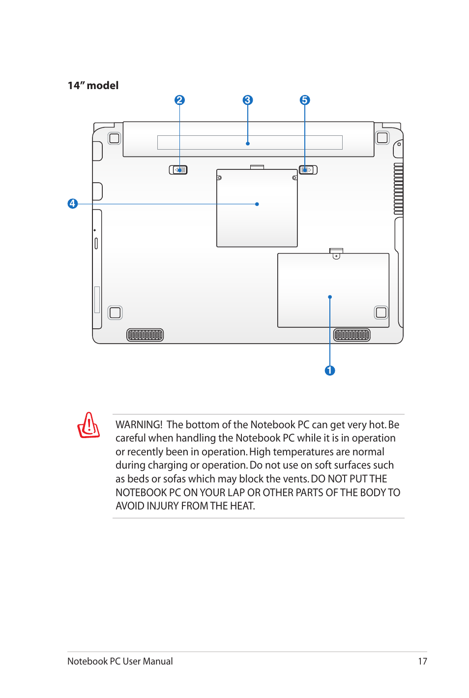 Asus UL80Jt User Manual | Page 17 / 114