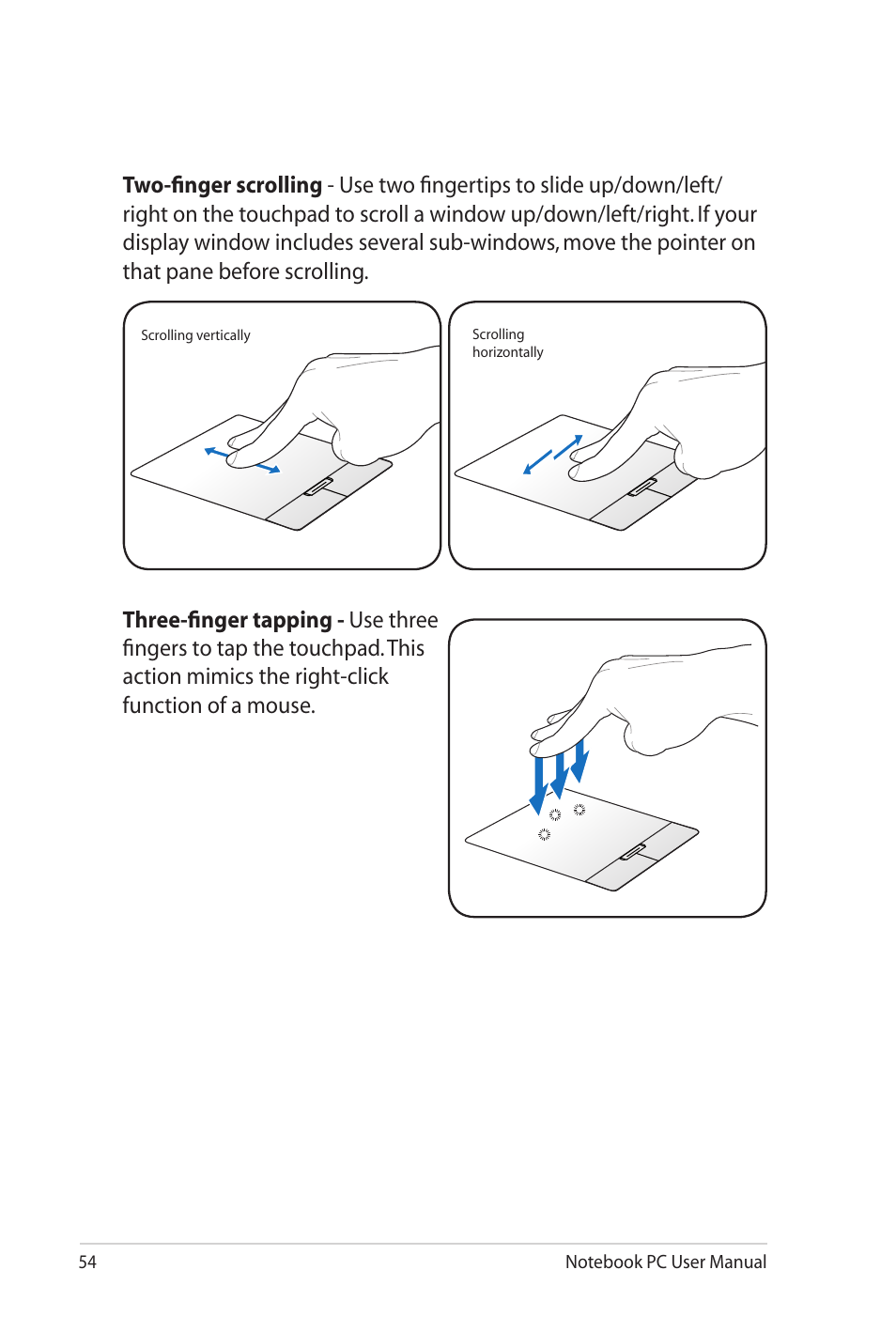 Asus UL80Jt User Manual | Page 54 / 114