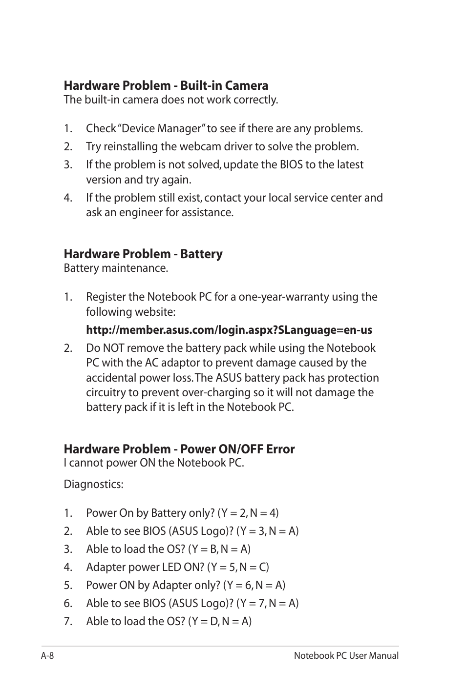 Asus UL80Jt User Manual | Page 82 / 114