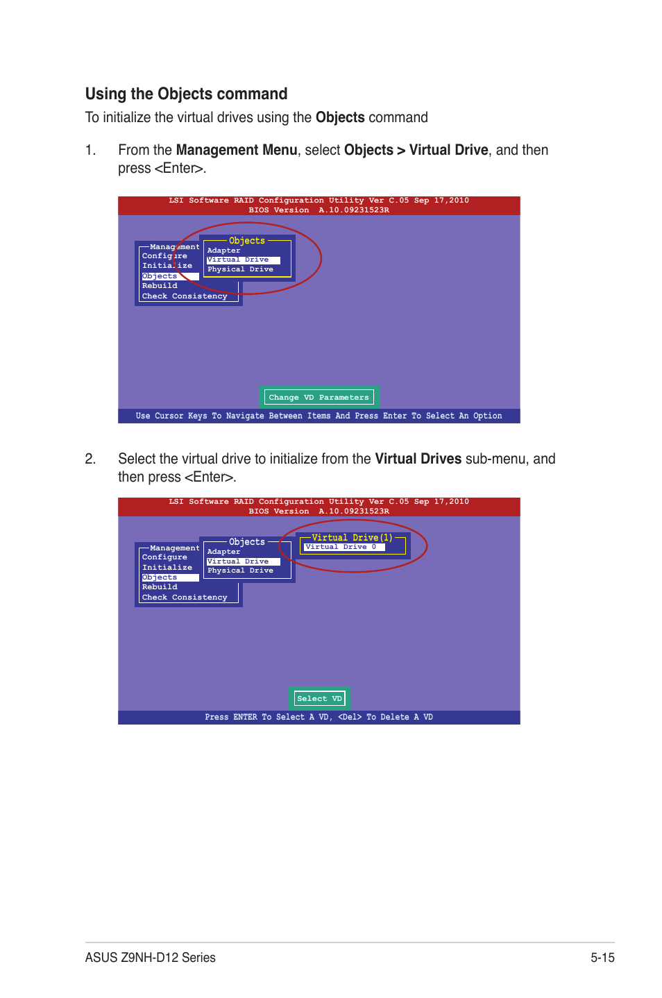 Using the objects command | Asus Z9NH-D12 User Manual | Page 127 / 196