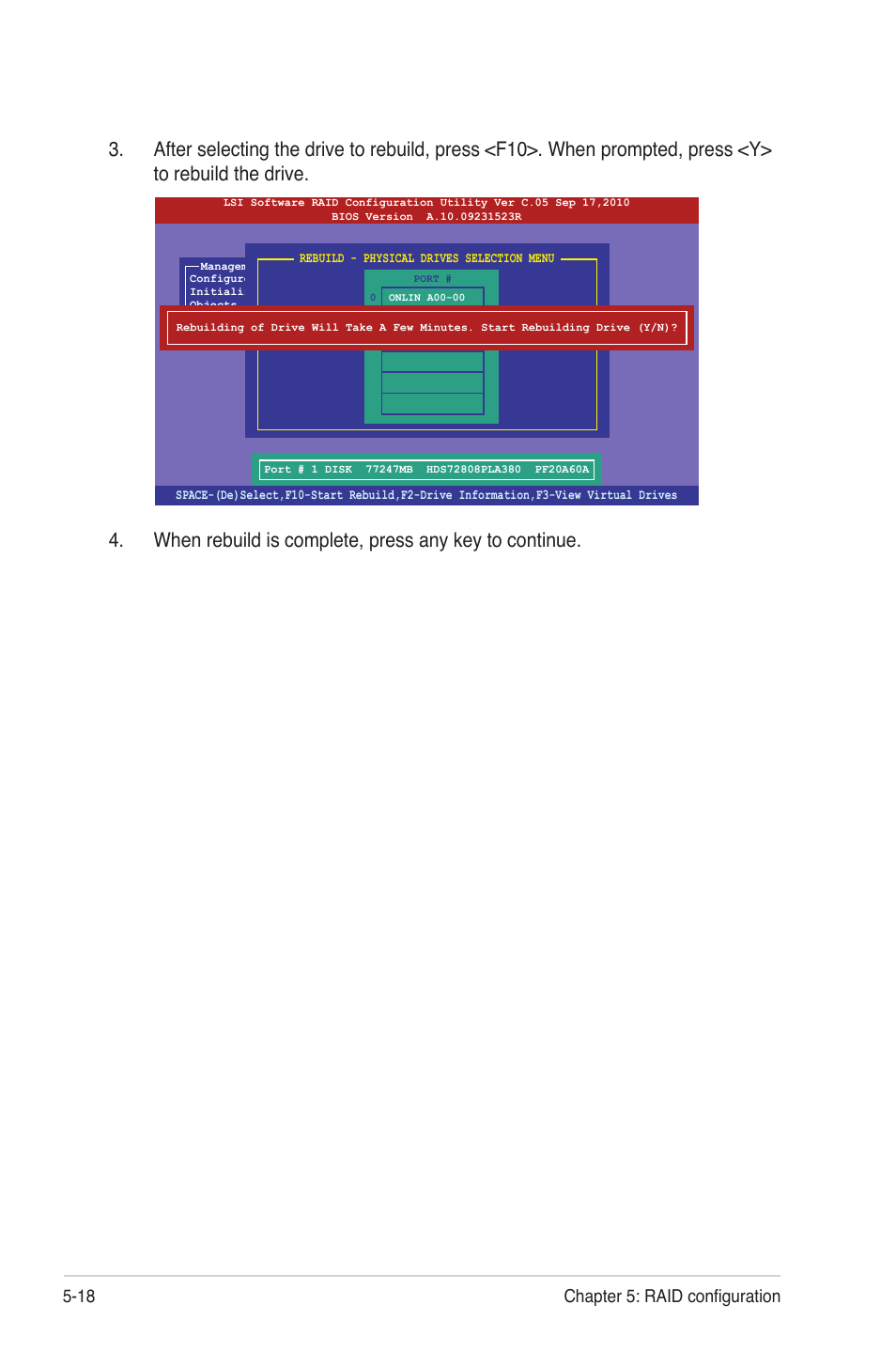 18 chapter 5: raid configuration | Asus Z9NH-D12 User Manual | Page 130 / 196