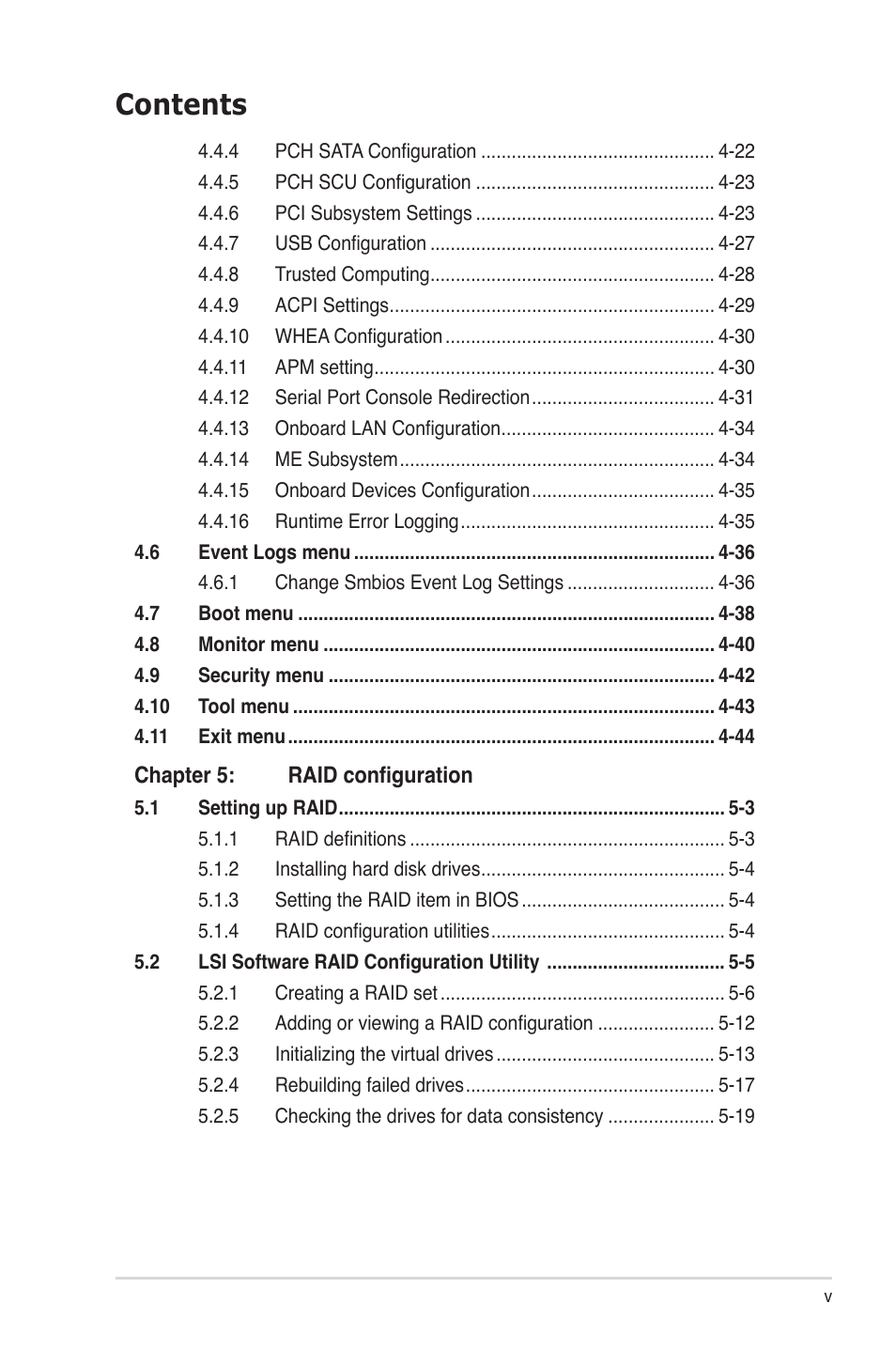 Asus Z9NH-D12 User Manual | Page 5 / 196