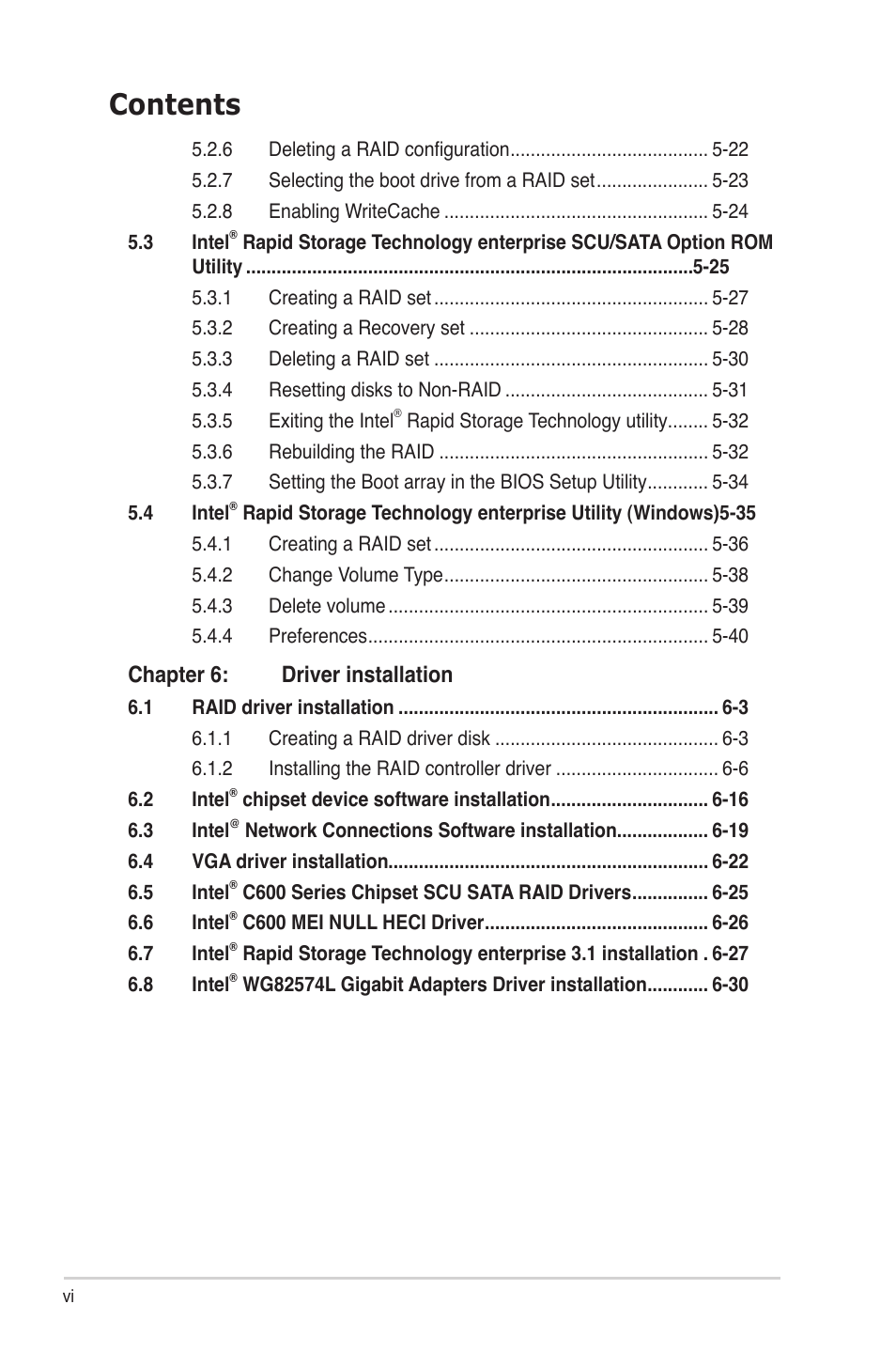 Asus Z9NH-D12 User Manual | Page 6 / 196