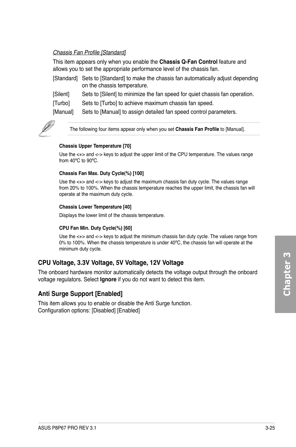 Chapter 3 | Asus P8P67 PRO (REV 3.1) User Manual | Page 91 / 136