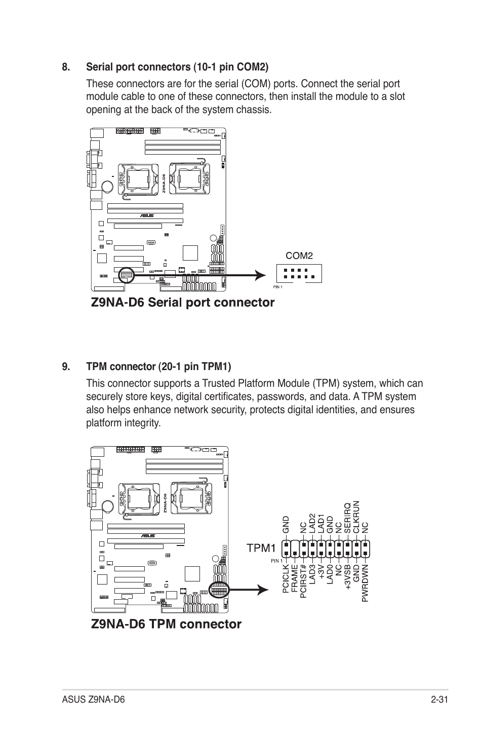 Asus Z9NA-D6 User Manual | Page 51 / 188