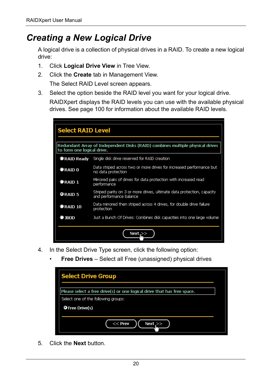 Creating a new logical drive | Asus M3A78-EMH HDMI User Manual | Page 26 / 120