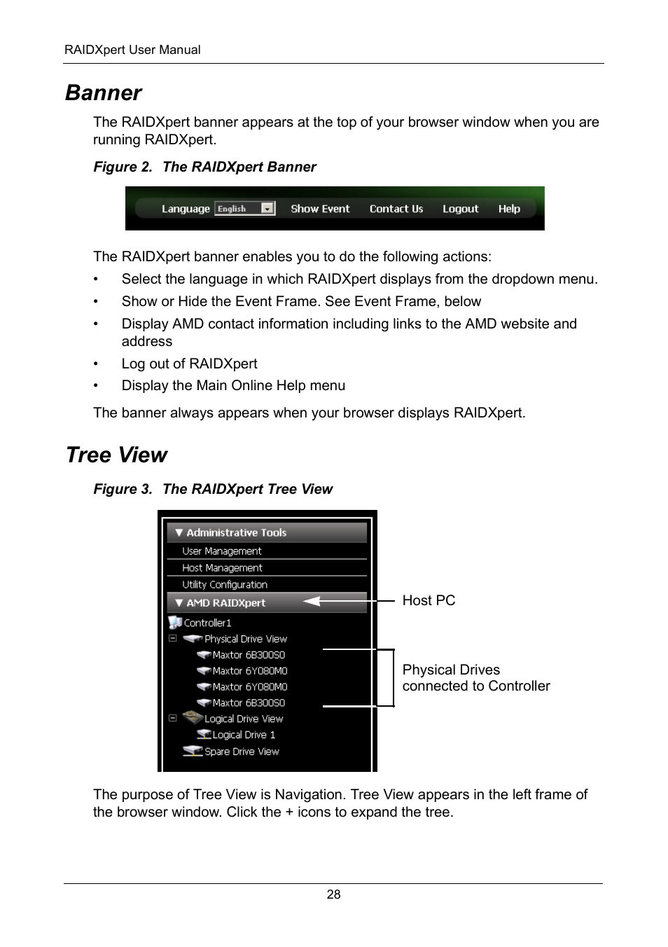 Banner, Tree view, Banner tree view | Asus M3A78-EMH HDMI User Manual | Page 34 / 120