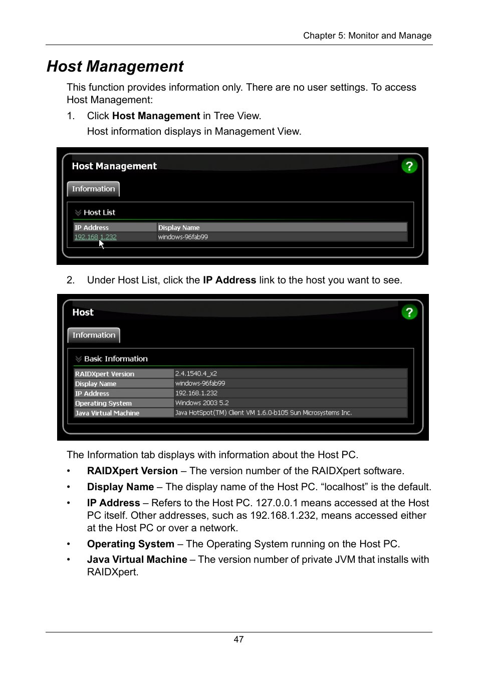 Host management | Asus M3A78-EMH HDMI User Manual | Page 53 / 120